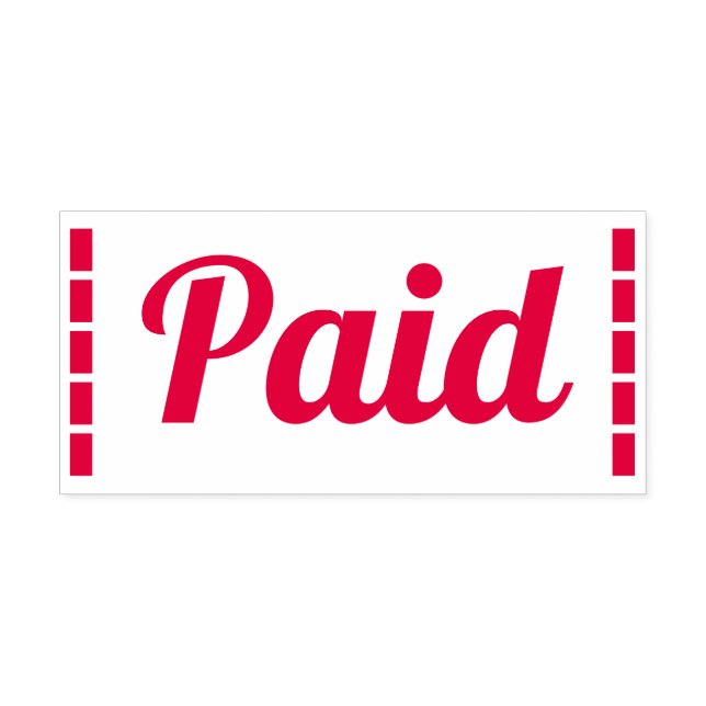 "Paid" Rubber Stamp (Design)