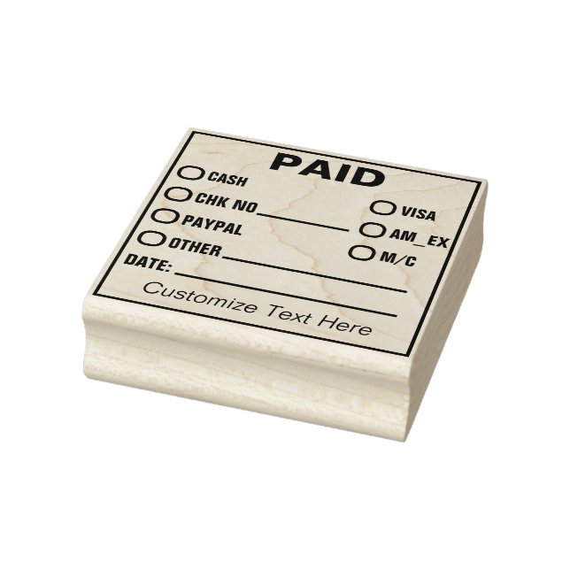 PAID RUBBER STAMP (Stamp)