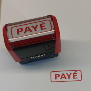 PAID SELF-INKING STAMP