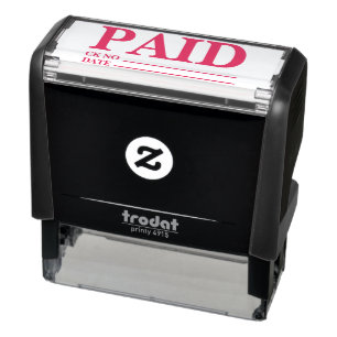 Paid Stamp Self Inking Stamp