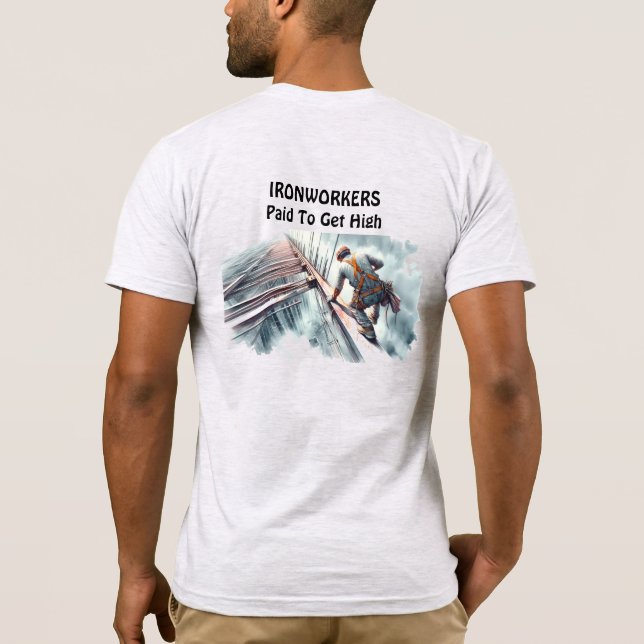 Paid To Get High T-Shirt (Back)