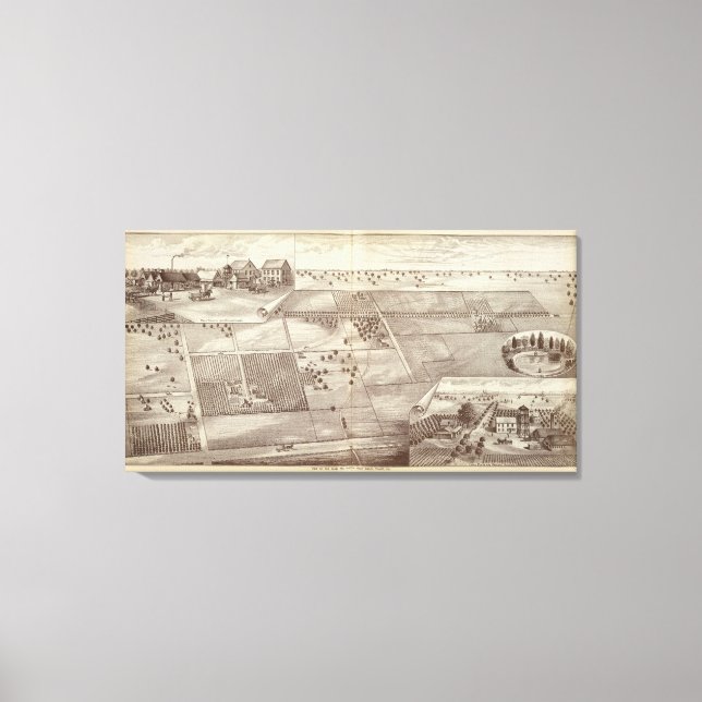 Paige & Morton ranch Canvas Print (Front)