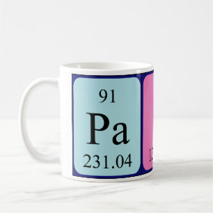 Paige periodic table name mug