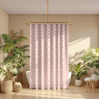 Pail Pink & White Geometric Modern Pattern
