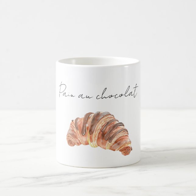 Pain au chocolat Pastry Coffee Mug (Center)