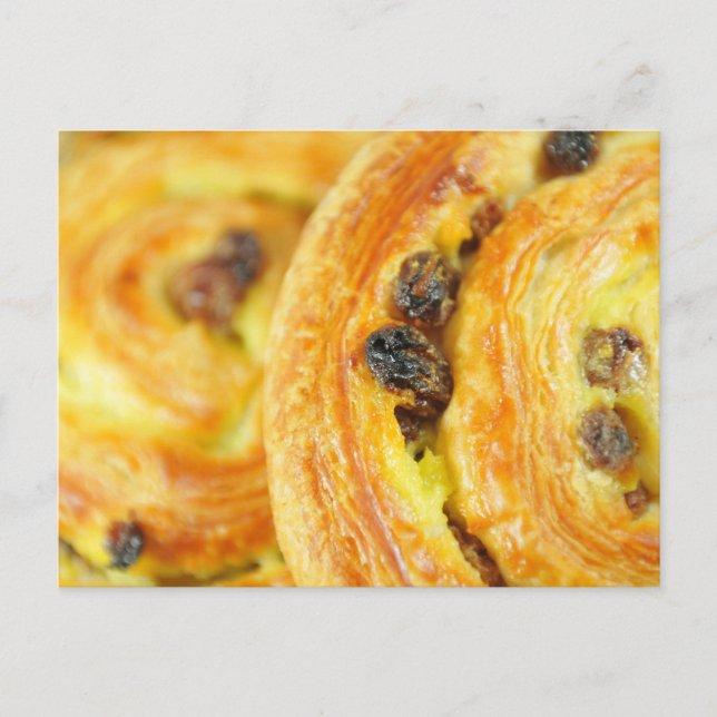 Pain aux raisins postcard (Front)