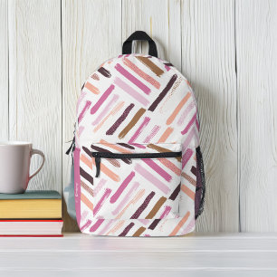 Pain Brush Strokes Personalised Printed Backpack