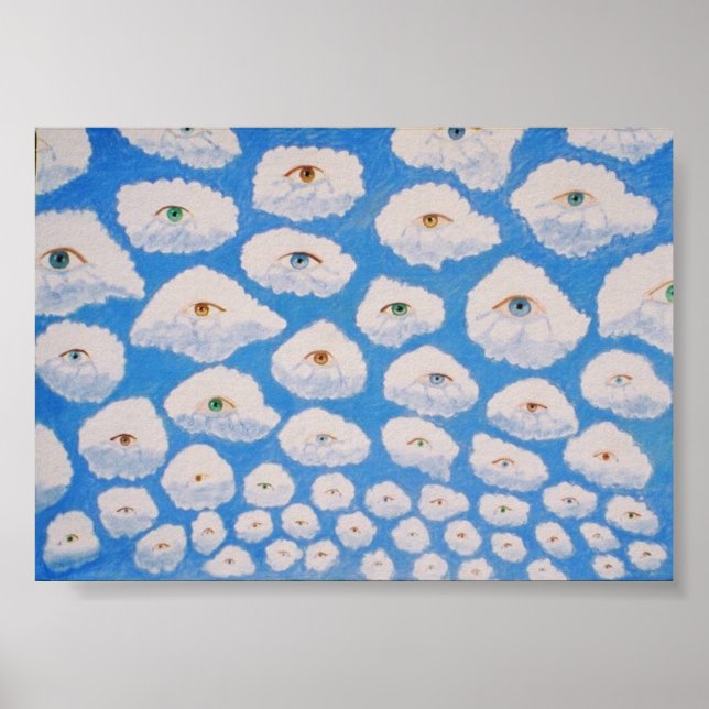 pain clouds poster (Front)