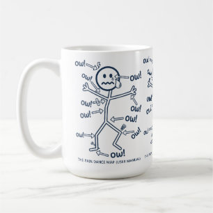 Pain Dance Map User Manual Coffee Mug