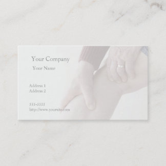 pain in back of leg business card