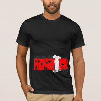 Pain is Progression Red Cross T-Shirt