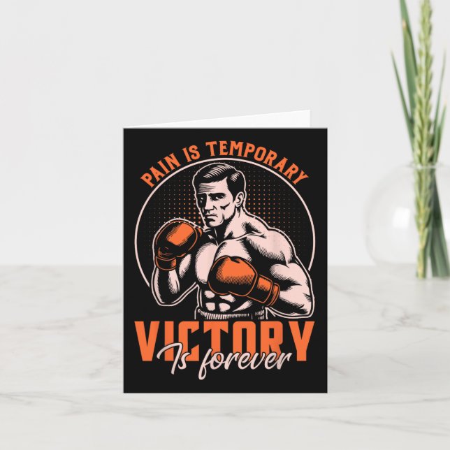 Pain Is Temporary Victory Is Forever  Card (Front)