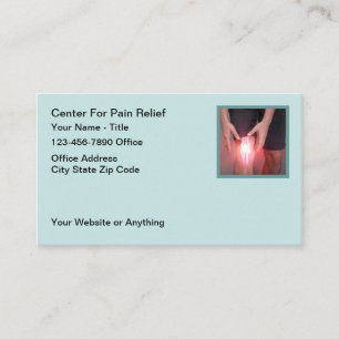 Pain Management Orthopedic Medical Business Card