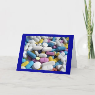 Pain Pills for a Pain-free Holiday Card