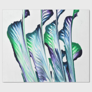 Pain Remover 1 Purple Green Wrapping Paper