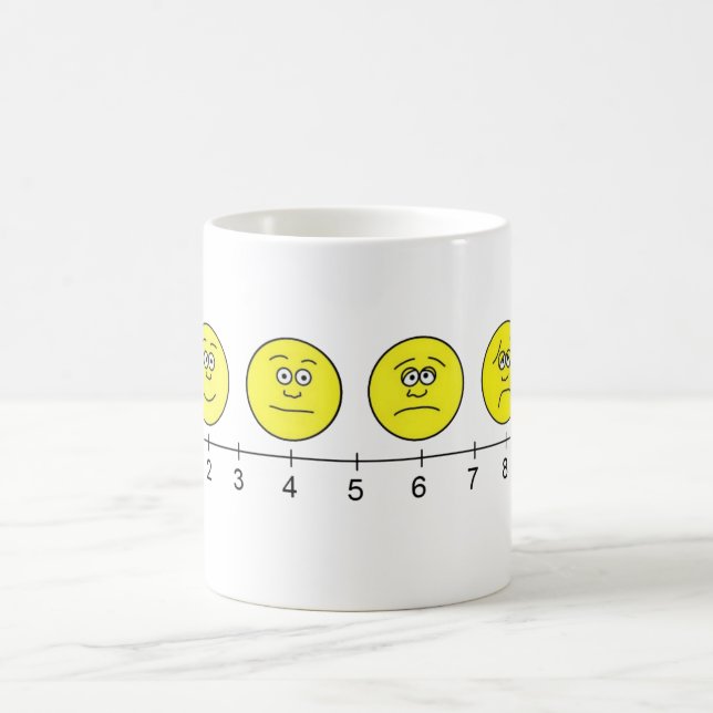 Pain Scale Chart Coffee Mug (Center)
