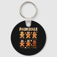 Pain Scale Funny Gingerbread Man Christmas Nurse H