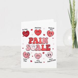 Pain Scale Heart Candy Trauma Nurse Triage Valenti Card