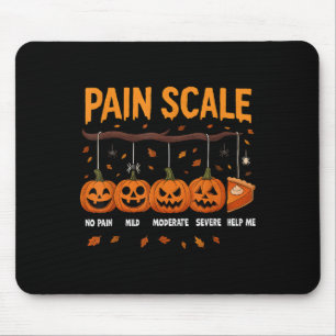 Pain Scale Pumpkin Pain Essment Trauma Nurse Hallo Mouse Mat