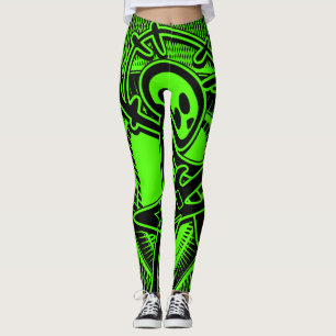Pain Star Brand All-Over-Print Leggings