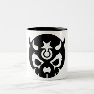 PAIN STAR   Skull Series Two-Tone Coffee Mug