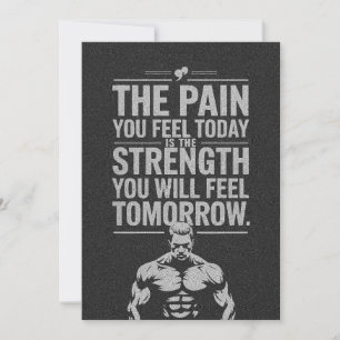 Pain Today, Strength Tomorrow Holiday Card