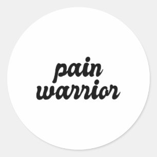 Pain Warrior Crps Awareness Month Chronic Disease  Classic Round Sticker