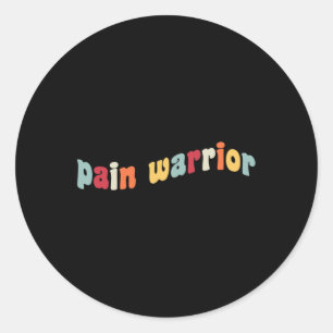 Pain Warrior Crps Awareness Month Crohn's Chronic  Classic Round Sticker