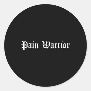 Pain Warrior Crps Awareness Month Rsd Injury Chron Classic Round Sticker