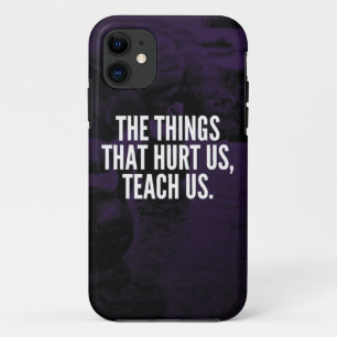 Pain - Workout Inspirational Words - Kettlebell iPhone 11 Case