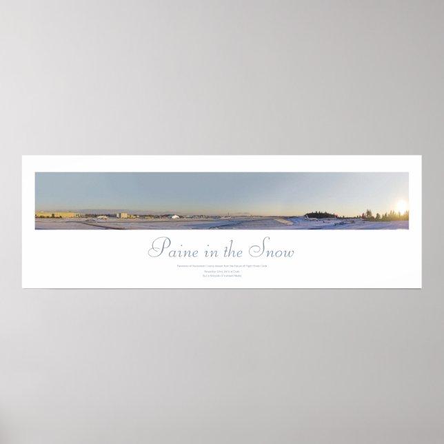 Paine in the Snow Print (Front)