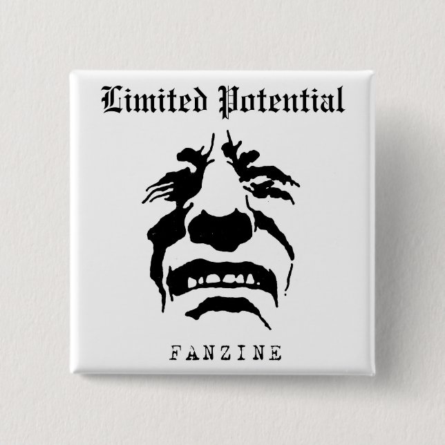 "Pained Guy" Limited Potential square button (Front)