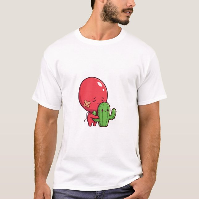 Painful Cactus Hug T-Shirt (Front)
