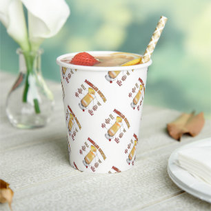 PAINKILLER Cocktail Recipe Art   Paper Cups