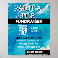 Paint a tile fundraiser PTA PTO