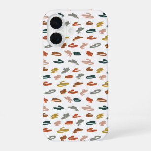 Paint Abstract Pattern File Folders Case-Mate iPho iPhone 16 Case