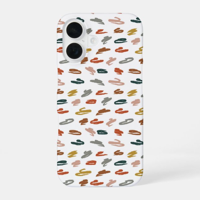 Paint Abstract Pattern File Folders Case-Mate iPho iPhone 16 Case (Back)