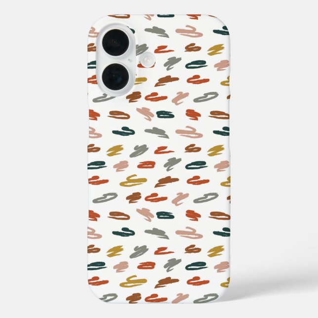 Paint Abstract Pattern File Folders Case-Mate iPho iPhone Case (Back)
