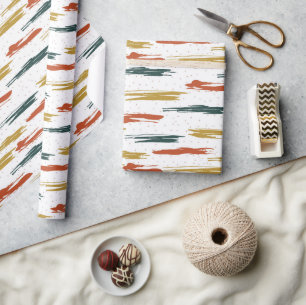 Paint Abstract Pattern Wrapping Paper