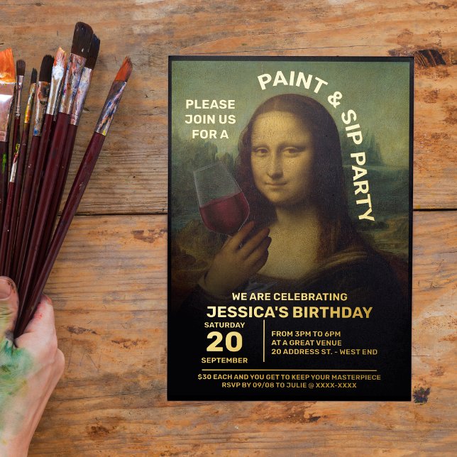 Paint and Sip Birthday Party  (Creator Uploaded)