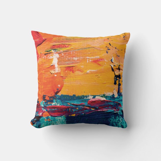 Paint Artistic abstract design Cushion (Front)