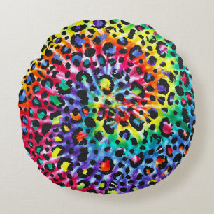Paint Blast Round Cushion