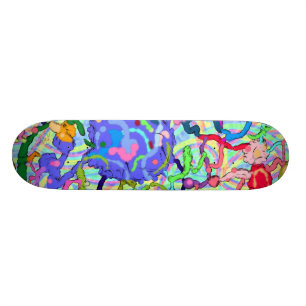 Paint Blobs Skateboard