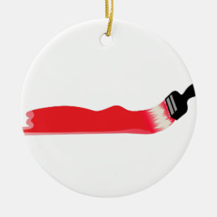 Paint Brush Ceramic Tree Decoration