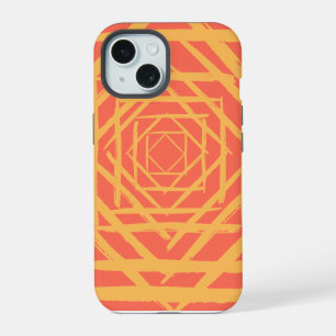 Paint Brush in Squares iPhone 15 Case