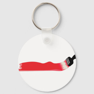 Paint Brush Key Ring