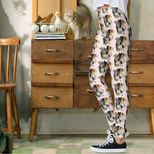 Paint Brush Kitten Leggings
