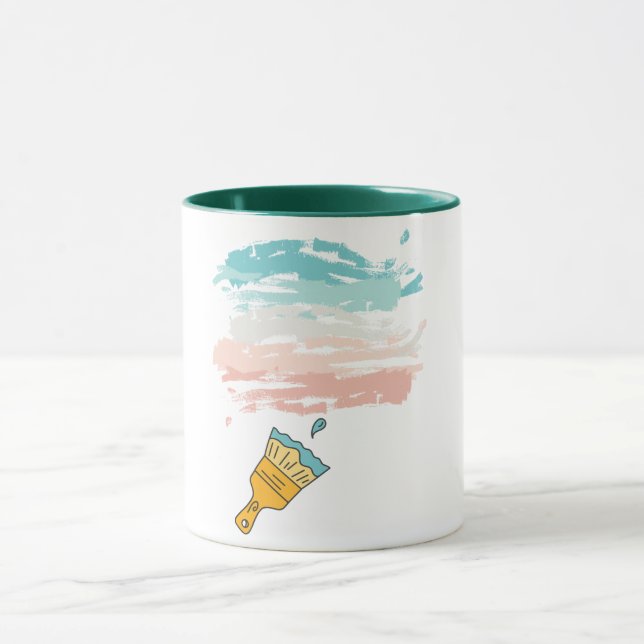 paint brush mug (Center)