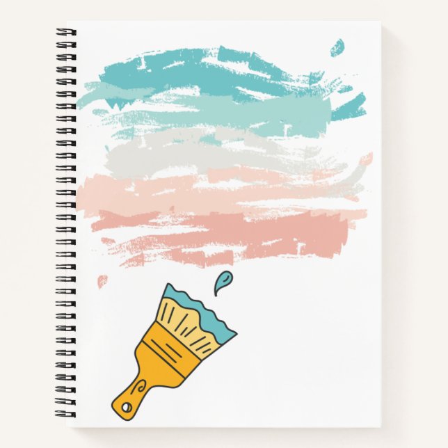 paint brush notebook (Front)