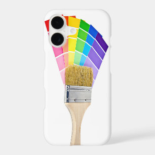 Paint Brush on Paint Samples